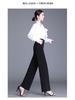 Women's High-Waisted Draped Wide-Leg Pants, 2026 Spring/Autumn Collection - Loose, Straight-Leg, Slimming Design.