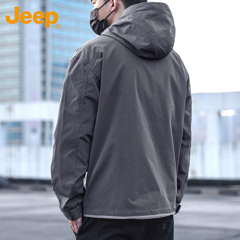 Jeep Men's Hooded Casual Jacket