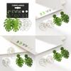 Acrylic Fashionable Leaf Earrings For Women Bold Butterfly Design Ideal Gifts For