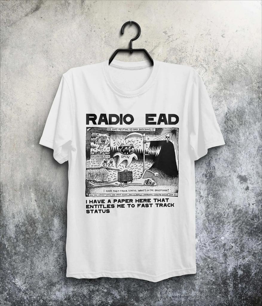Rock Band Printed Short Sleeve Retro Cotton T-Shirt Crew Neck Casual Loose Top Unisex T-Shirt Fashion Street Clothing