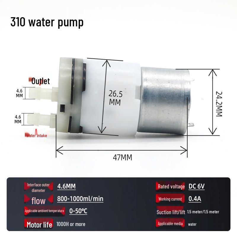 12V Automatic Tea Bar Water Dispenser and Pump
