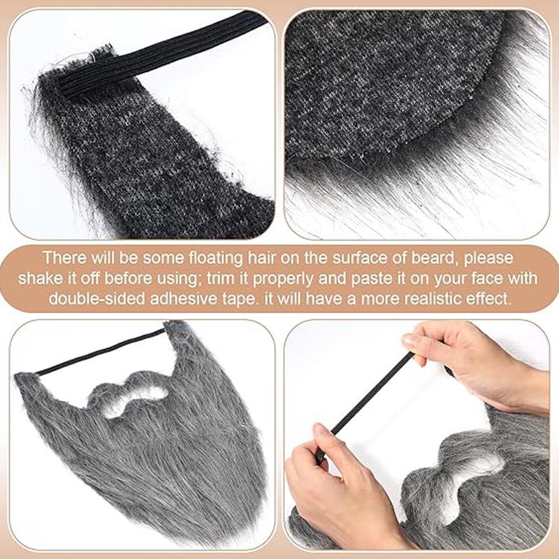 Funny Party Moustache Costume Male Man Halloween Beard Easter Cosplay Prop Facial Supplies Disguise Game Black Mustache