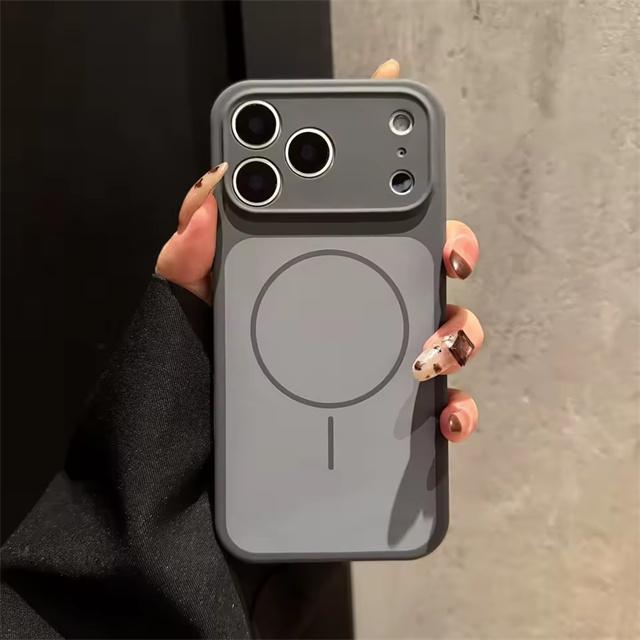 Become To i17 Series Liquid Silicone Matte Case for iPhone 17 15 16 Pro Max Phone For MagSafe Wireless Charge Magnetic Cover