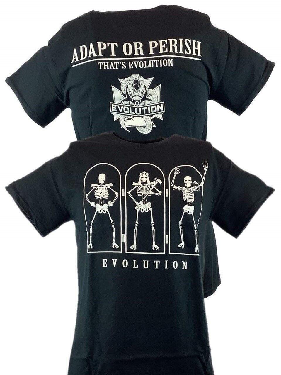 

Evolution Adapt or Perish Triple H Randy Orton Mens 100% Cotton T-shirt Mens Tees Top S