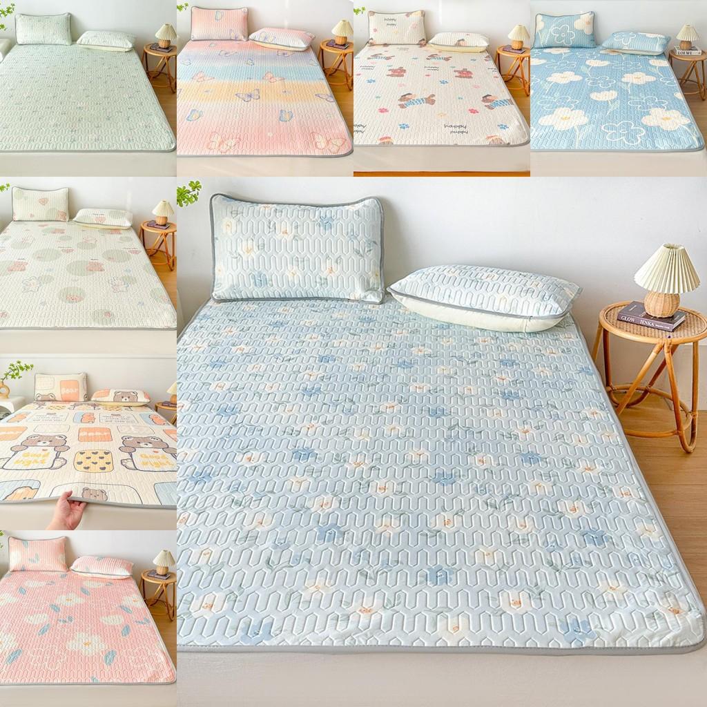 Bear Butterfly Dog Flower Pattern Latex Summer Sleeping Mat Set Gift Bedding