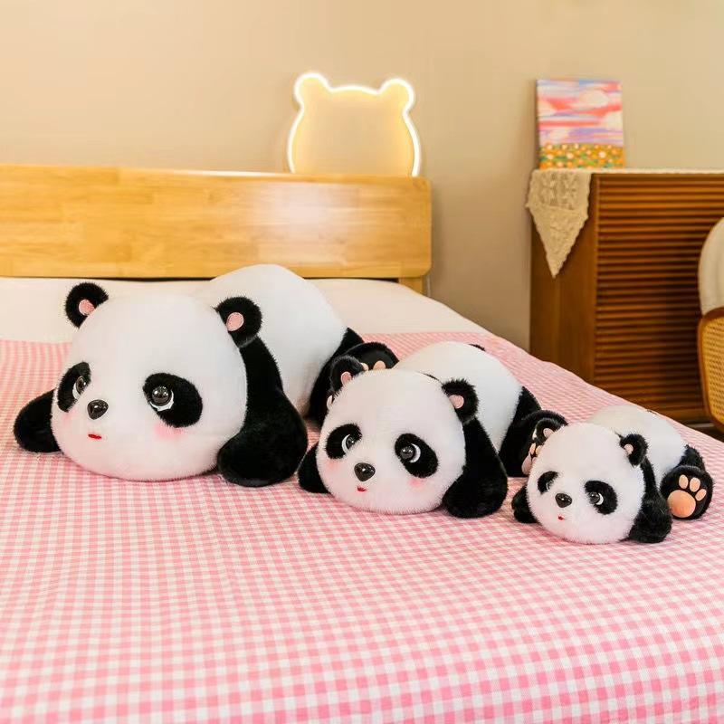 Soft Cute Party Red Panda Plush Toy National Treasure Giant Panda Doll Doll To Accompany Sleeping Throw Pillow Children'S Day Gift