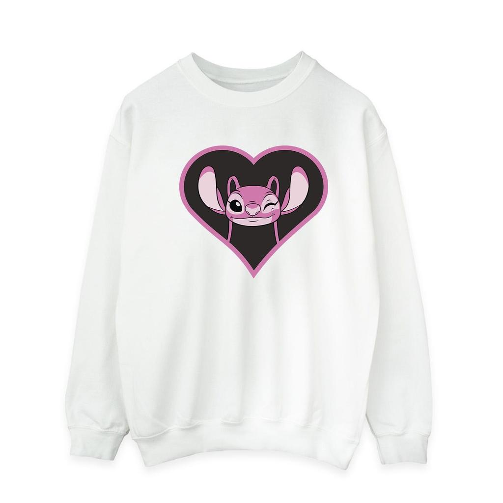 Lilo & Stitch Mens Angel Heart Sweatshirt