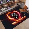 Custom Rug racing club de lens Pattern Print Name Text Soft Non‑Slip Floor Carpet for Home Indoor Decoration
