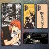 Amine H-Haikyuu Phone Case For Samsung S25,S24,S21,S22,S23,S30,Ultra,S20,Plus,Fe,Lite,Note,10,9,5G Black Cover
