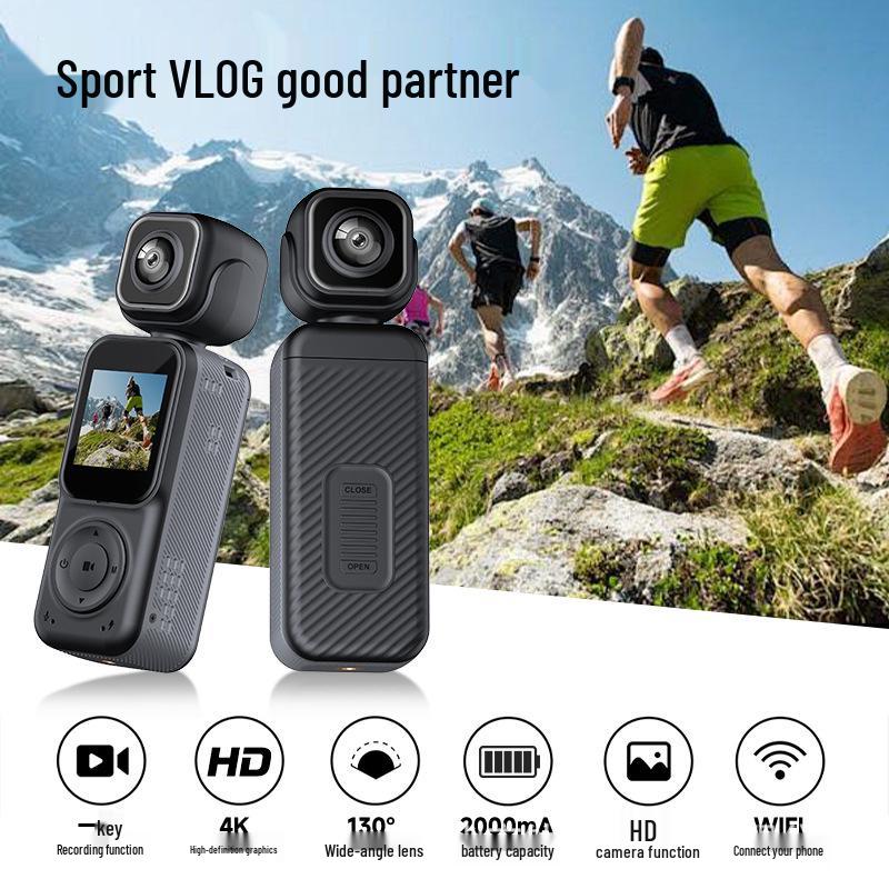Q3 4K Dual-Recording Wide-Angle Outdoor Sports Camera with WiFi