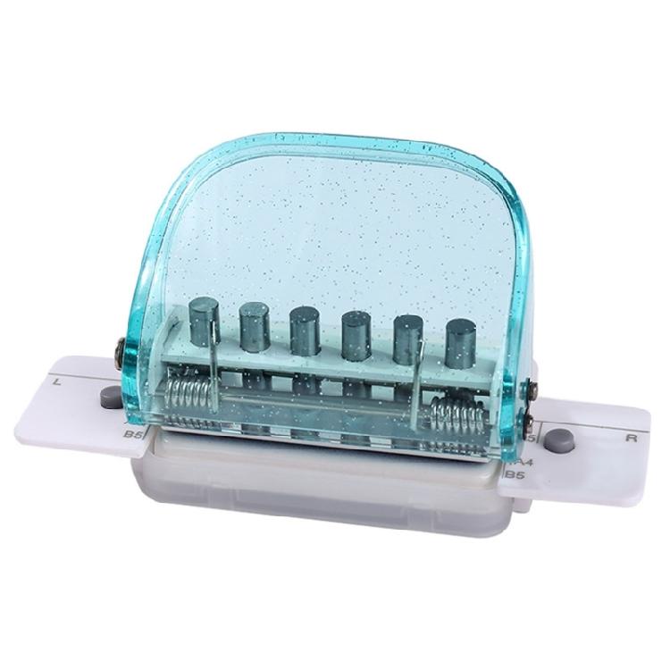 6 Hole Paper Puncher Six Hole Punching Machine Manual Puncher Loose Leaf Punching Machine