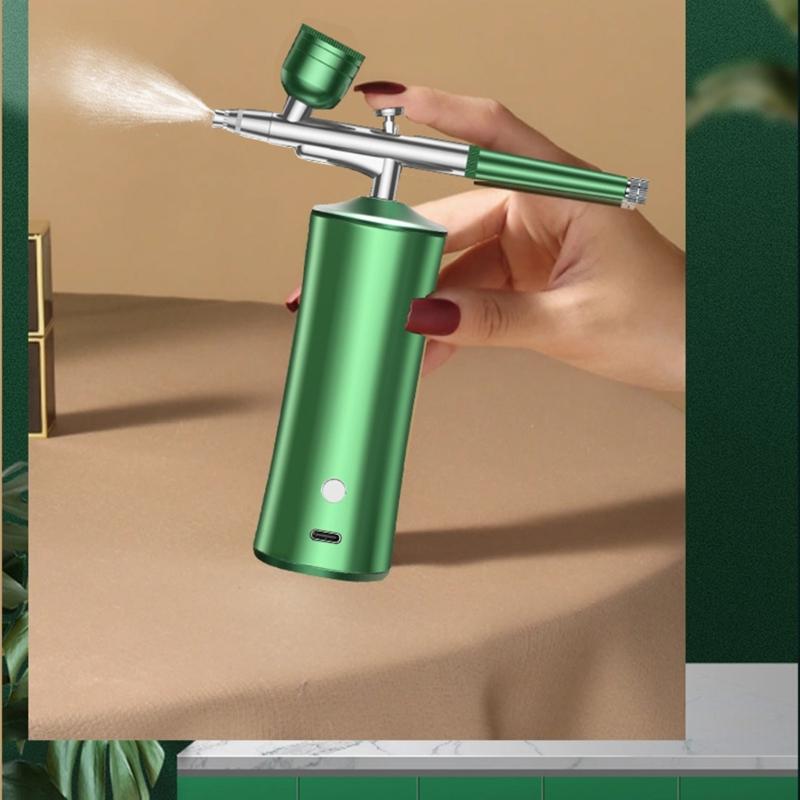 Wireless Airbrush Set with Compressor Handheld Airbrush Kit Auto Handheld Air Brush Guns Sets with 0.3mm Nozzle