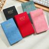 2027 English Yearly Agenda PU Leather Pocket Notebook Travel Planning Journal  School Students