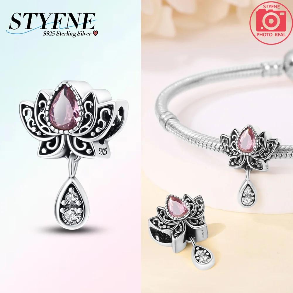 Charm Bead Charms Plata Sunflower Sakura Chrysanthemum Bead for Charm Bead Charms copper Bracelets Bead Charms Jewellery Making Womens Gift