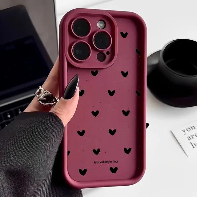 INS Minimalismus Liebe Wärme Mattes TPU-Gehäuse Für Motorola Moto Edge 70 50 Pro 60 Fusion Stylus 40 Neo G84 G85 G54 G75 G05 G34 G56 G86