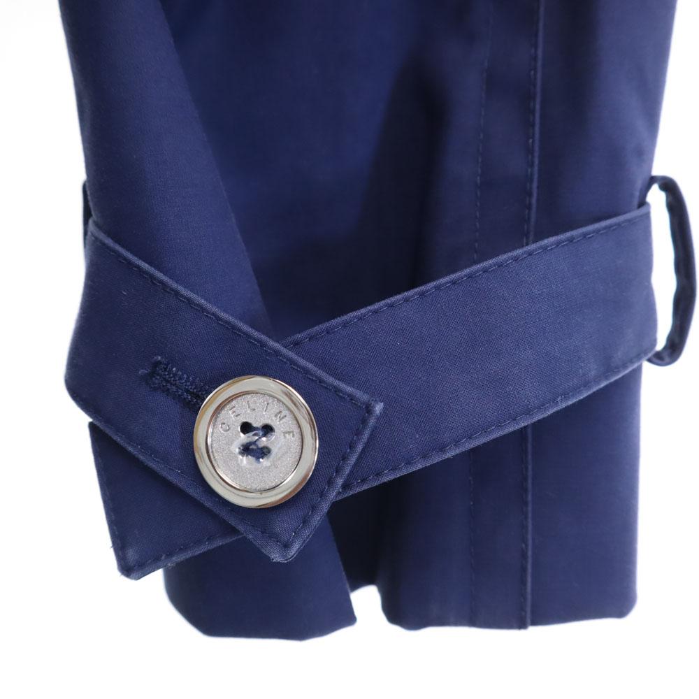 CELINE Made in Slovakia trench coat 36 blue With belt Women Used