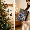 Christmas Tree Hanging Ornaments Dragon Advent Calendar 2026, 2D Flat Acrylic Ornaments, Unique Gifts 24 Days Countdown Gift Box for Kids, Fantasy