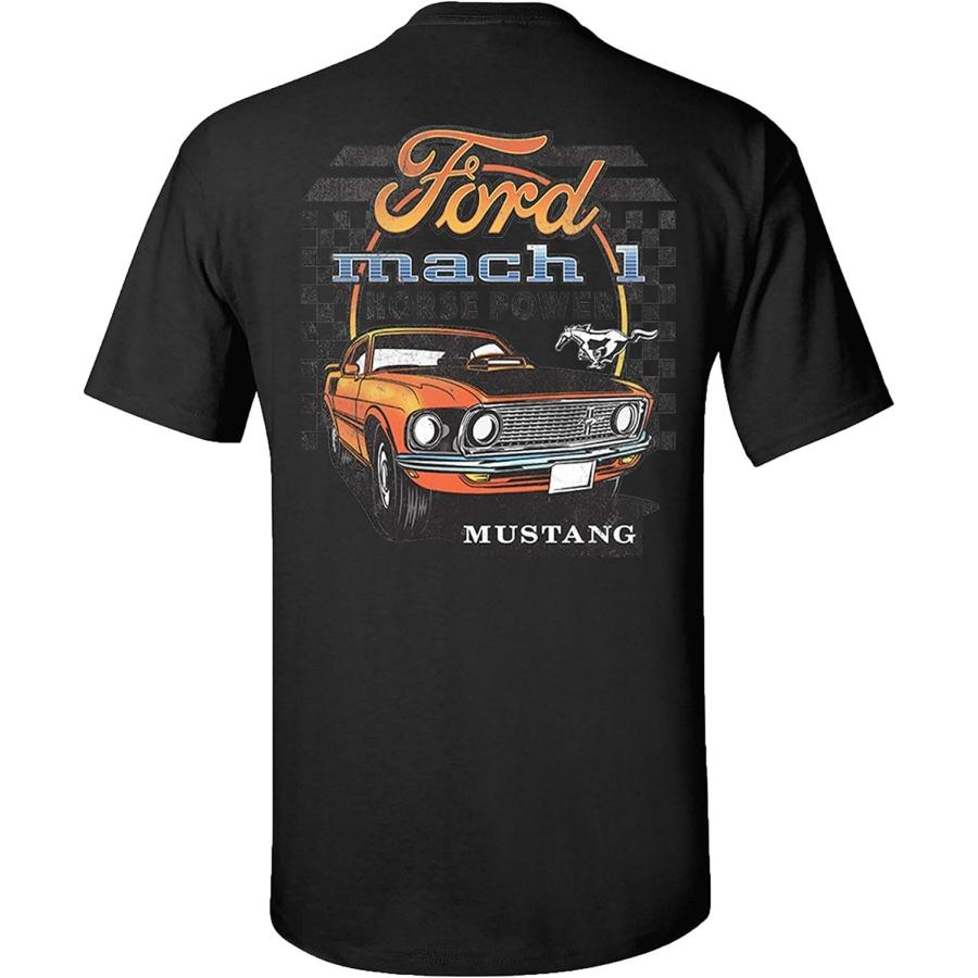 Trenz Shirt Company Ford Mach Лошадиная Сила Мустанг Классическая Футболка с Коротким Рукавом S