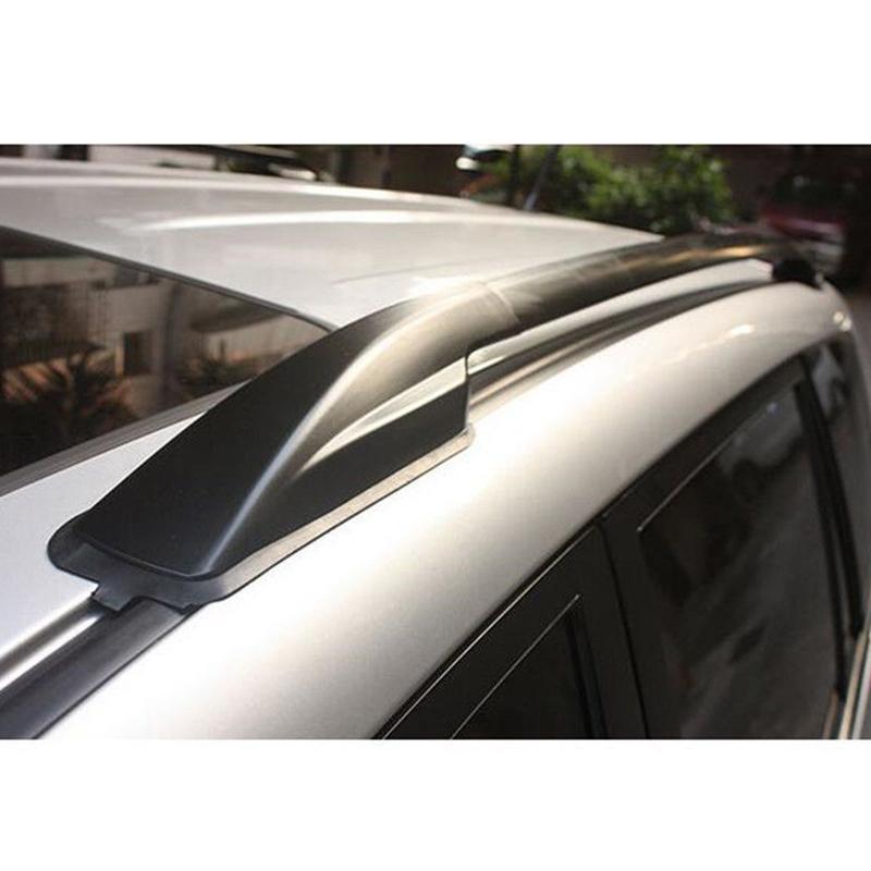 4 stücke Schwarz Dach Rack Schiene End Abdeckung Shell Ersetzen Für Toyota RAV4 XA30 2006 2007 2008 2009 2010 2011 2012 Auto Styling