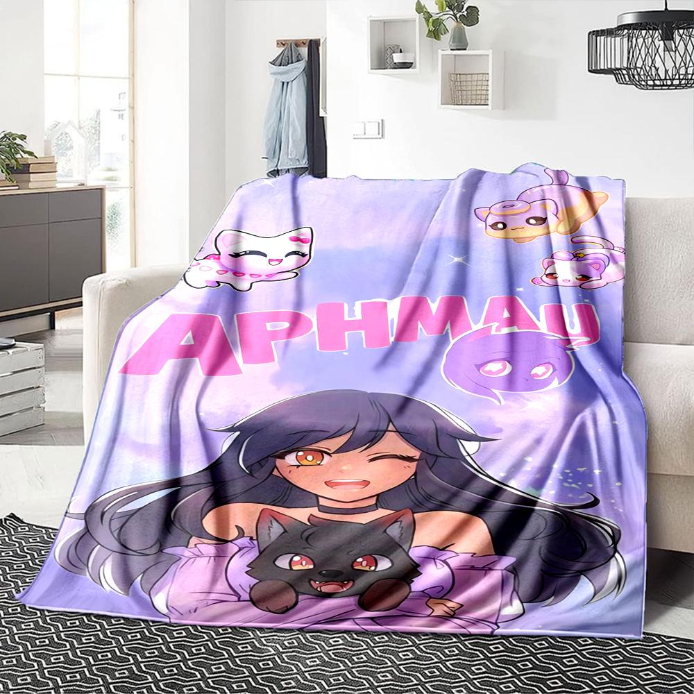 1Pc Aphmau'S Whimsical World Blanket For Couch Bed Plush Cozy Fuzzy Blanket Super Soft Warm Blankets For Fall And Winter 09181