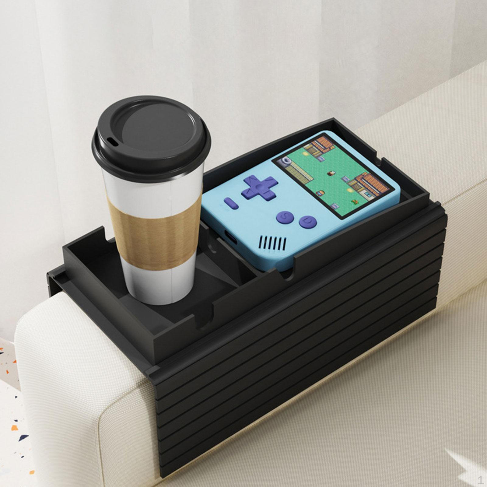 

Подлокотник для журнального столика с функцией подстаканника чёрный