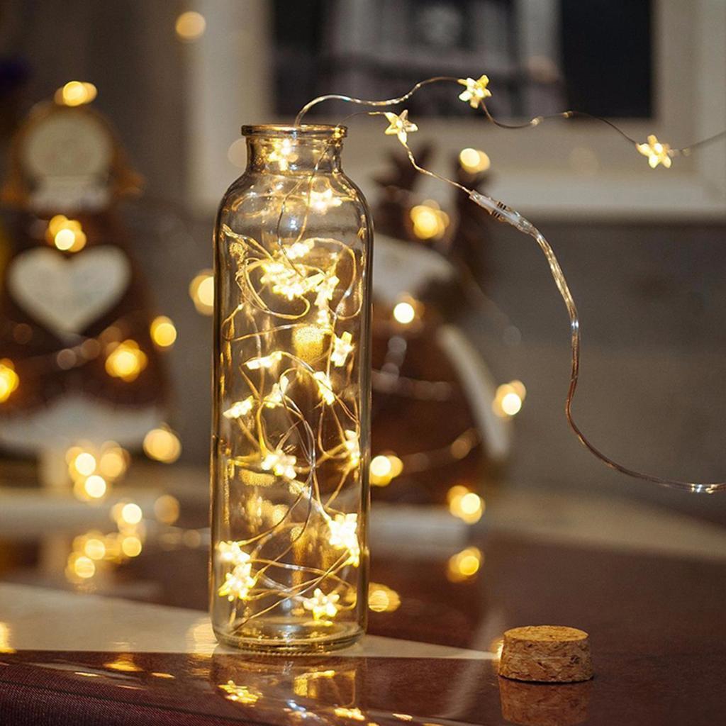 String Lights Battery Powered, Decor String Lights Party String Lights Decorative String Lights Led Slice String Lights