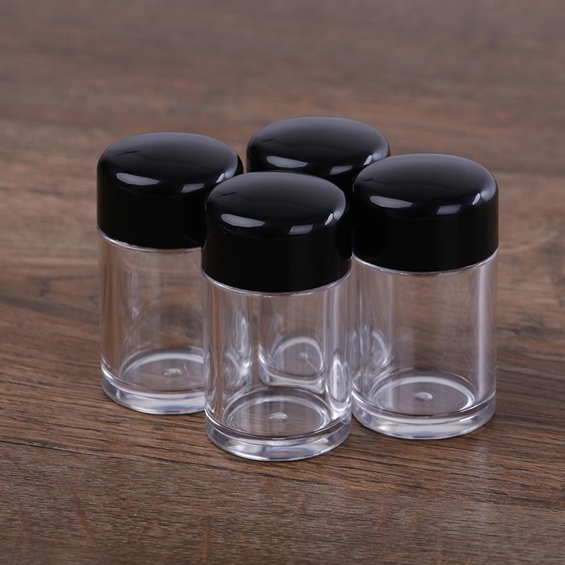 1 Pcs 10Ml White Empty Cosmetic Bottle Sifter Jars Container Screw Lid Makeup