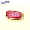 New Tpu Car Key Shell Case Fob For Ford F-150 F-250 F-350 Explorer Ranger Ka Fiesta Mondeo 3 Button Smart Key Cover Keychain