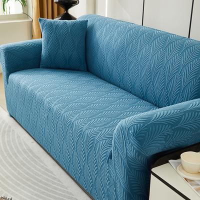 Copridivano antipolvere in velluto jacquard tridimensionale Copridivano antiscivolo all-inclusive Copridivano jacquard elasticizzato tinta unita