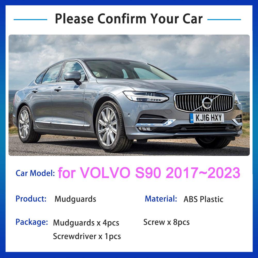 4x для VOLVO S90 2017 2018 2022 2023 Брызговики Брызговики Передние задние колеса Расклешенное крыло