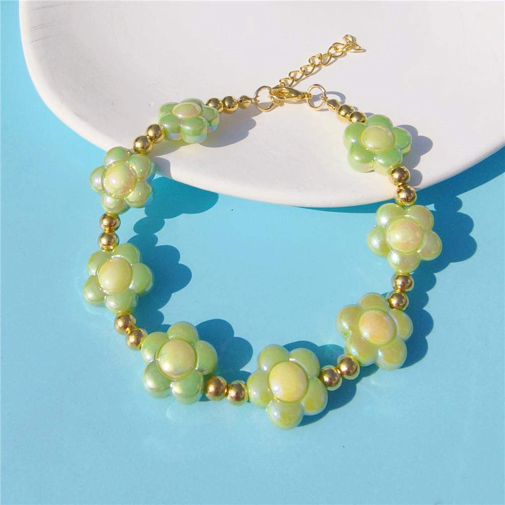 Hot Selling Pet Necklace Cat Dog Collar Imitation Pearl Cat Bone Rhinestone Pendant Personality Shiny Crystal