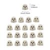 20PCS Resin Mini Skull Figurine Lightweight Ghost Decorative Statue  Halloween Supplies