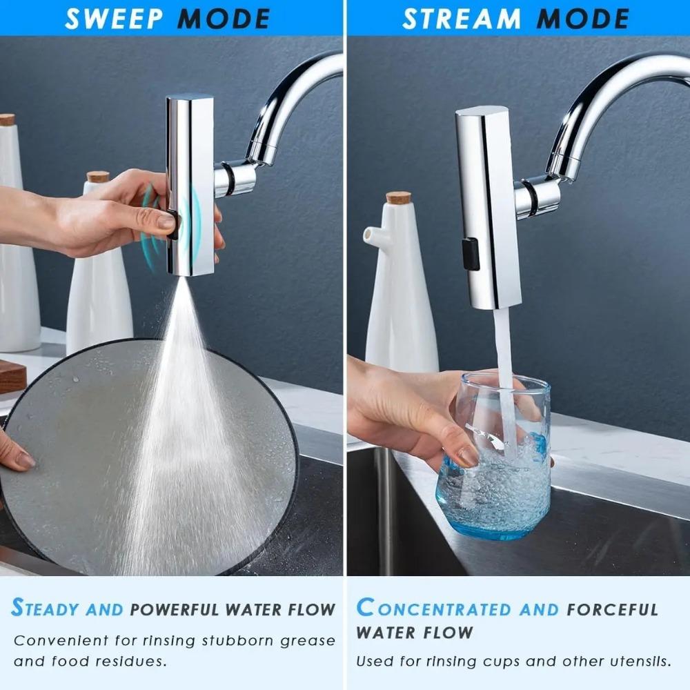 New Kitchen Faucet Waterfall Stream Sprayer Head Sprayer Filter Diffuser Water Saving Nozzle Faucet Connector Tap Accessorie