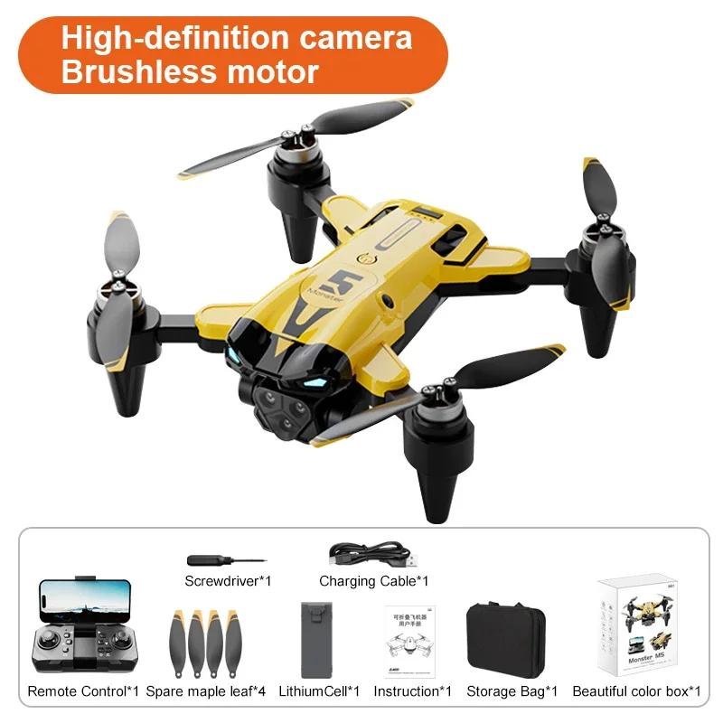 Non-Toxic M5 Rc Drone 8K Dron Professional Quadcopter Fpv Wifi Drones With Camera Racing Remote Controlled Helicopters Airplane Toys Children
