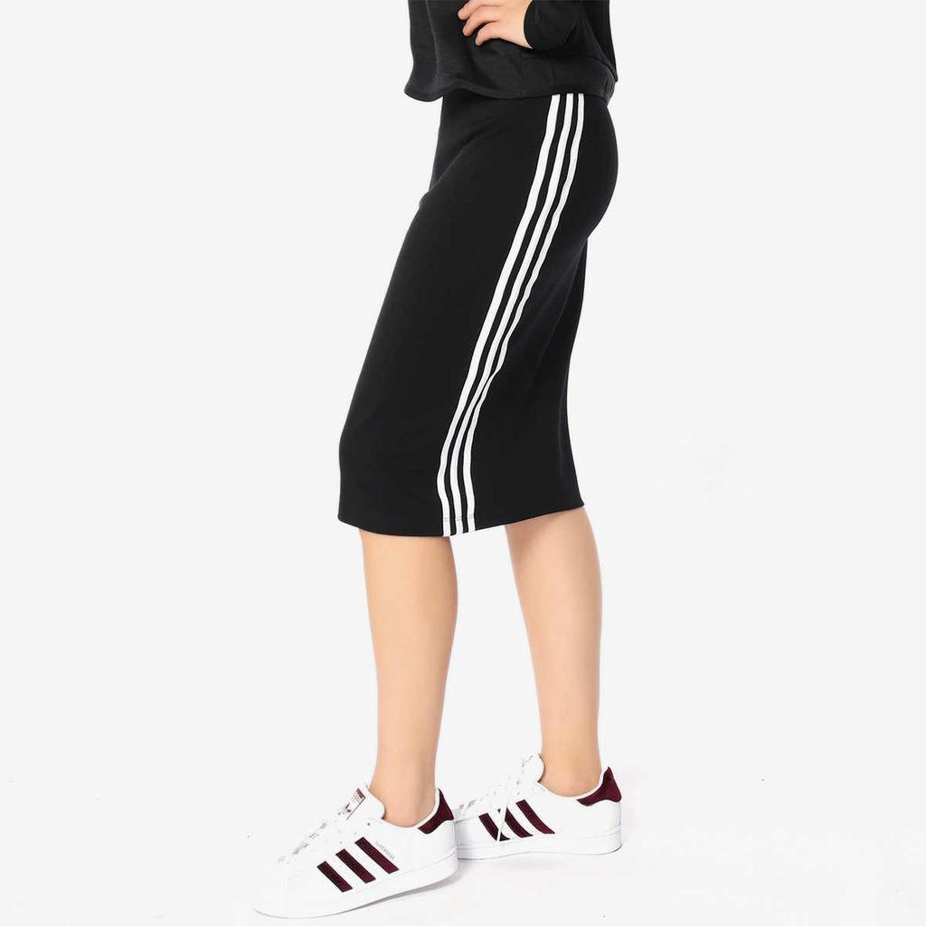 Adidas Originals Casual Long Skirt Women's Black CE5609