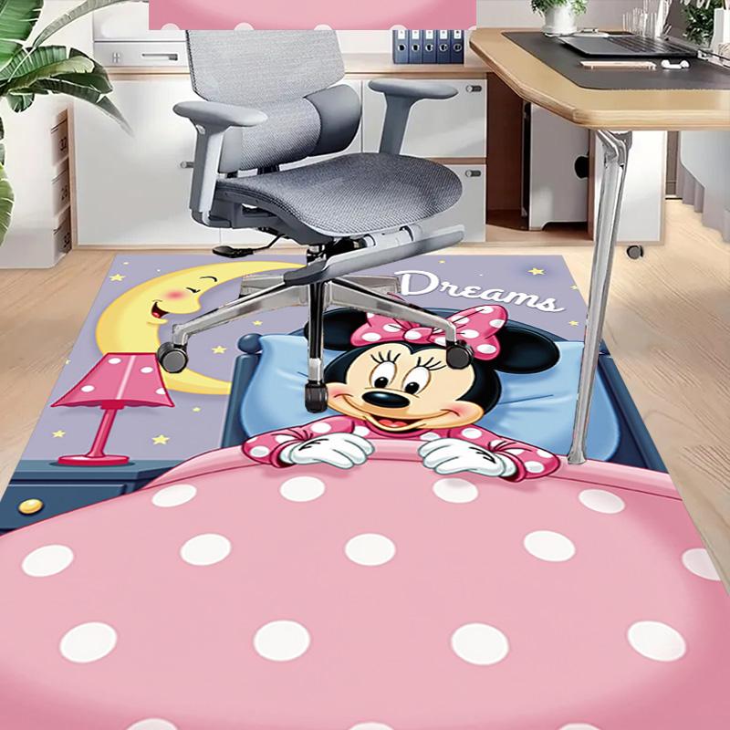 Minnie Mouse Sweet Dreams Carpet For Playroom Bedroom Living Room Sofa Home Decorkids Game Area Rug Nonslip Floor Mat