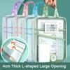 Nylon Mesh Mesh Zipper Pouch Bag Multifunctional Data Storage Bag  School Office Supplies