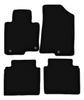 BASIC Black Velour Floor Mats For: Kia Optima IV SW Station Wagon (2015-)