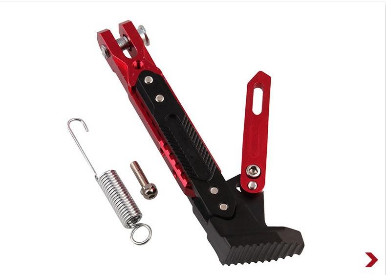 Universal Motorcycle Adjustable Kickstand Foot Brace Parking Leg Foot Side Support Stand