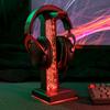 RGB Headphone Bracket Space Saving Headset Display Stand Desktop Organizer Head Mounted Headphone Stand Rack for Table Supplies