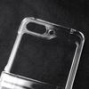 Z Flip6 mobile phone case all-inclusive hinge smooth and transparent, suitable for Samsung w25flip protective case PC folding screen