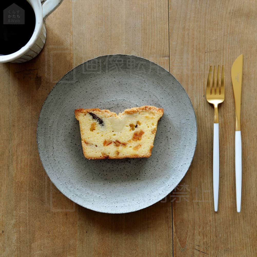 Cutipol GOA Weiß/Mattgold Dessertgabel und Löffel Set