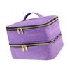  Dustproof Sewing Tool Storage Bag Crafting Storage Solution Double Layer Sewing Bag for Hobbyists and Artists
