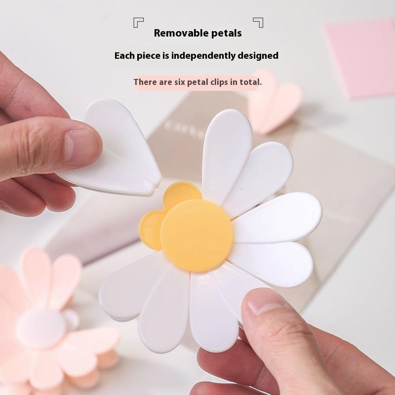 Flower Magnetic Clip Creative Kitchen Gadget Multifunctional Snack Sealer Food Storage Unique Petal Clip Cute Home Fridge Magnet