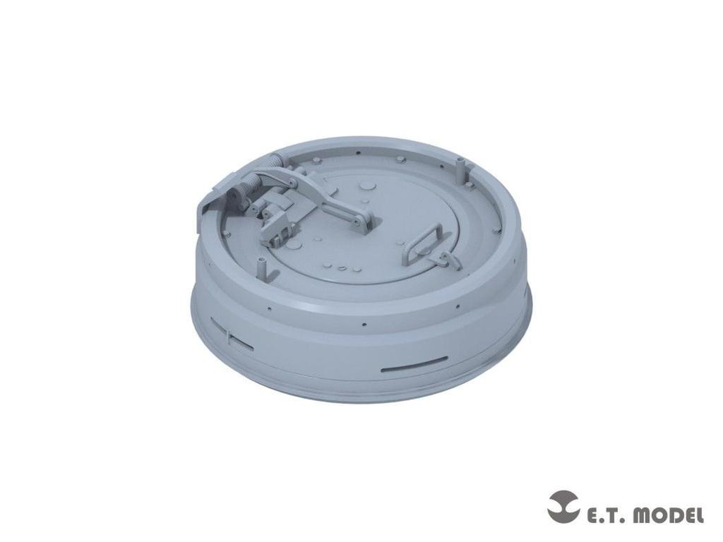 ET Model WWII Deutscher Tiger I Frühes Modell Schwerer Panzer Turm Plastikmodellbausatz Teile 1/35 (Universal) P35-351 (Panzer)