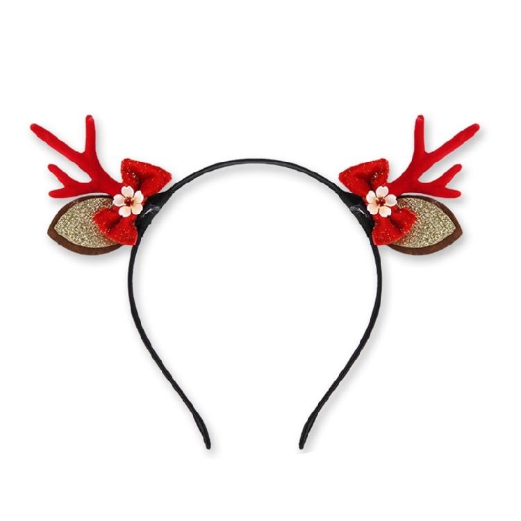 Light Weight Reindeers Antlers Headbands Plastic Hair Decoration For Christmas Parties Costume Accessories