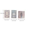 3 Pcs Butterfly Bow Nail Plate Base 3D Ballet Mold Tool Nail Art Decorations Diy Silicone Nail Art Templates Nails Mold Tool