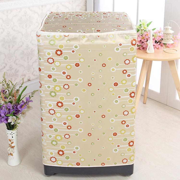Kang's Satin Fabric Dust Cover for Vertical Pulsator Double Tub Washing Machines