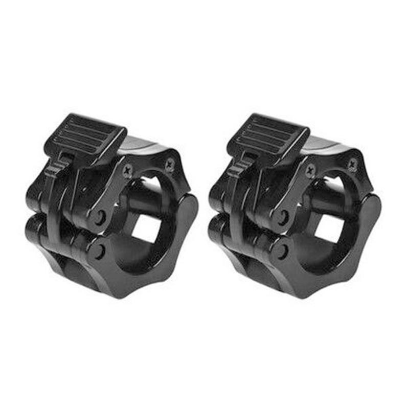 

Barbell Locking Plate Collar Clip for Workout Weightlifting, Nonslip Barbell Clamps, Fast Releases Barbell Collar Clip 2.5cm чёрный