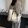 Canvas bag women's bag 2025 new simple fashion large capacity women's shoulder bag casual tote bag